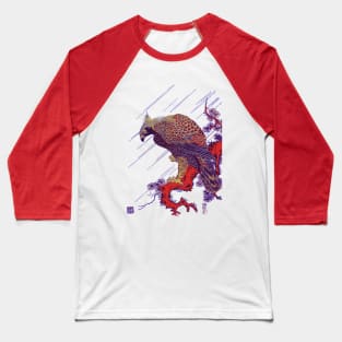 Splatter Art Falcon Baseball T-Shirt